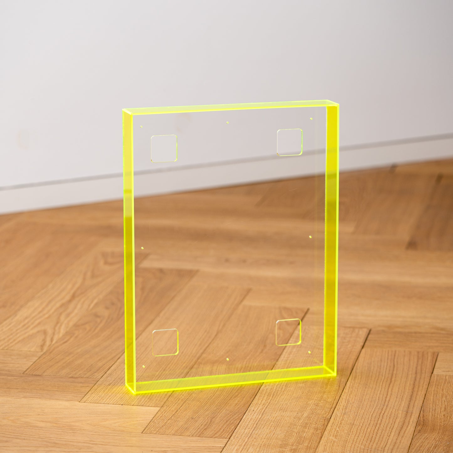 Fluorescent acrylic glass frame 'Fluorescent'