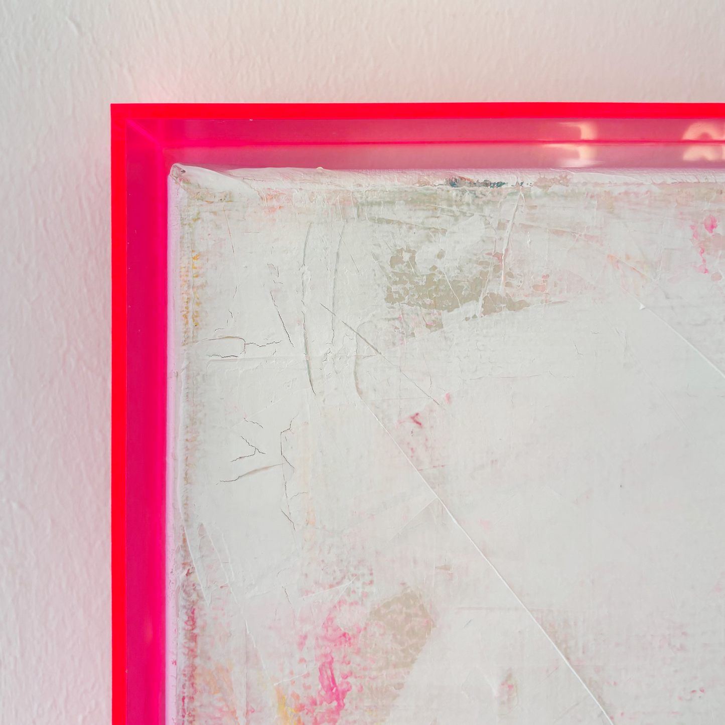 Fluorescent acrylic glass frame 'Fluorescent'