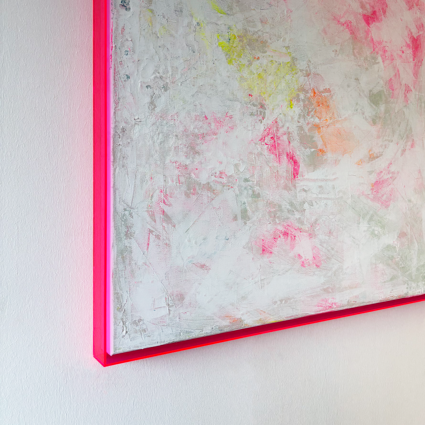 Fluorescent acrylic glass frame 'Fluorescent'