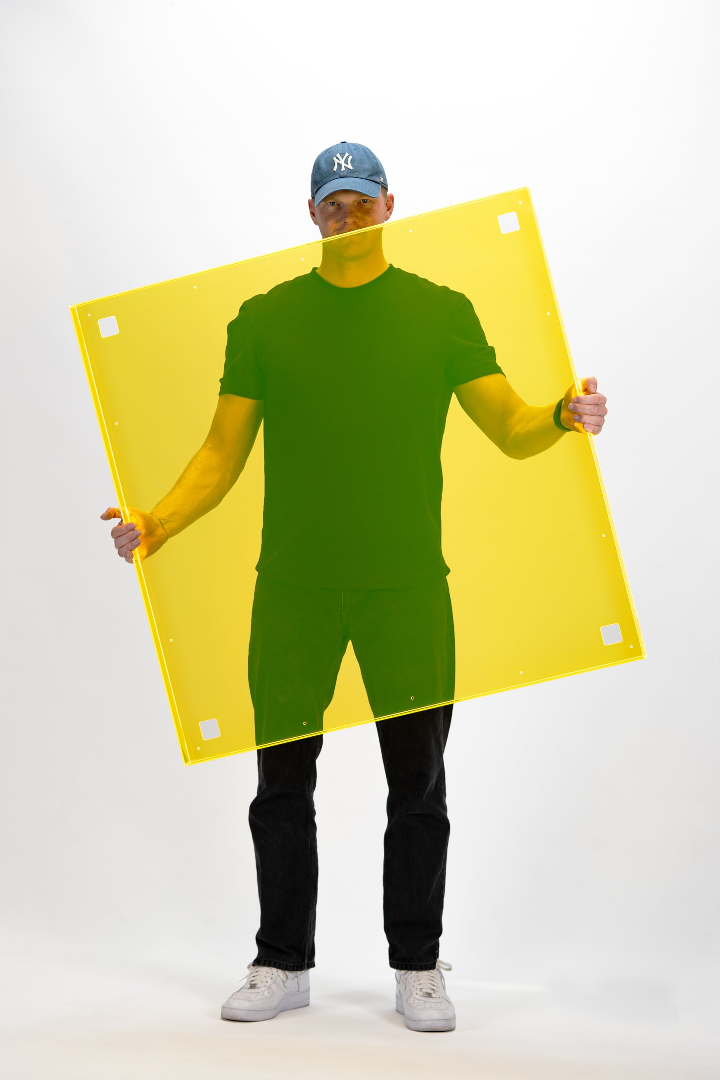 Fluorescent acrylic glass frame 'Fluorescent'