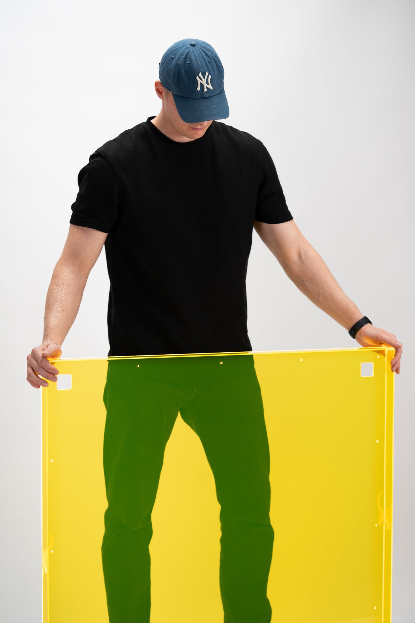 Fluorescent acrylic glass frame 'Fluorescent'