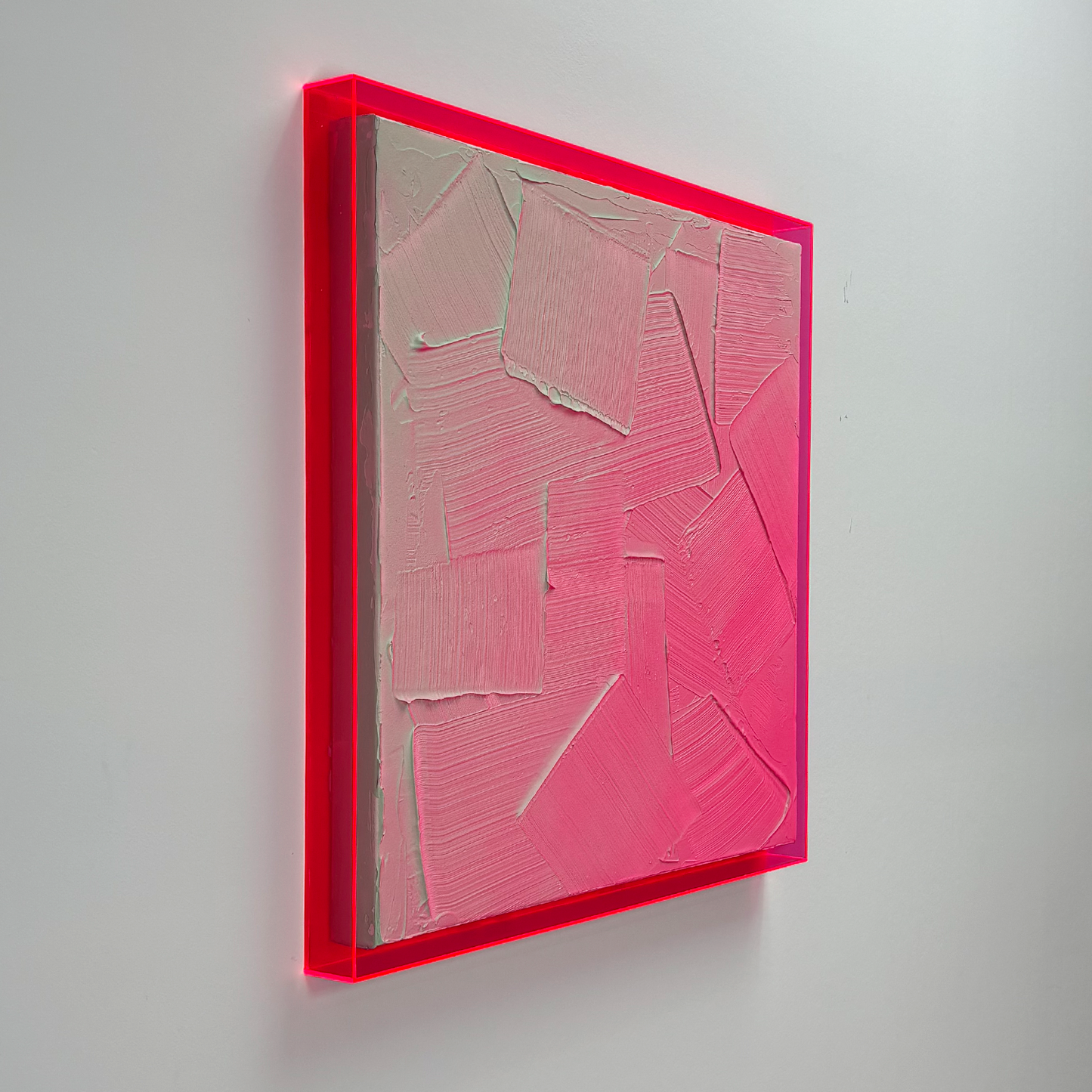 Fluorescent acrylic glass frame 'Fluorescent'