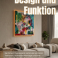 Fluorescent acrylic glass frame 'Fluorescent' 