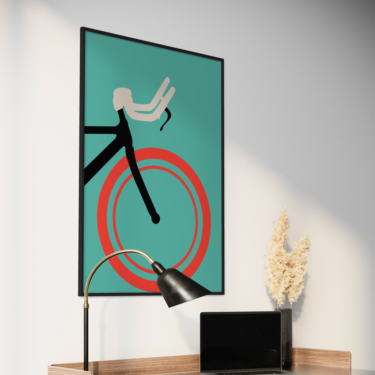 Wandbild Retro Fahrrad 4