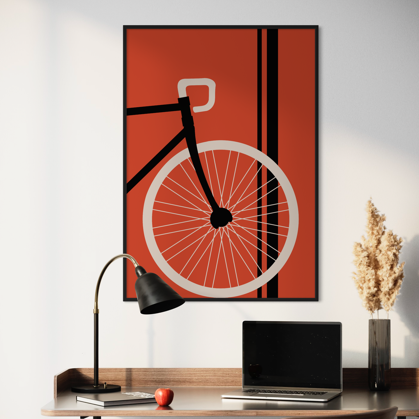 Wandbild Retro Fahrrad 5