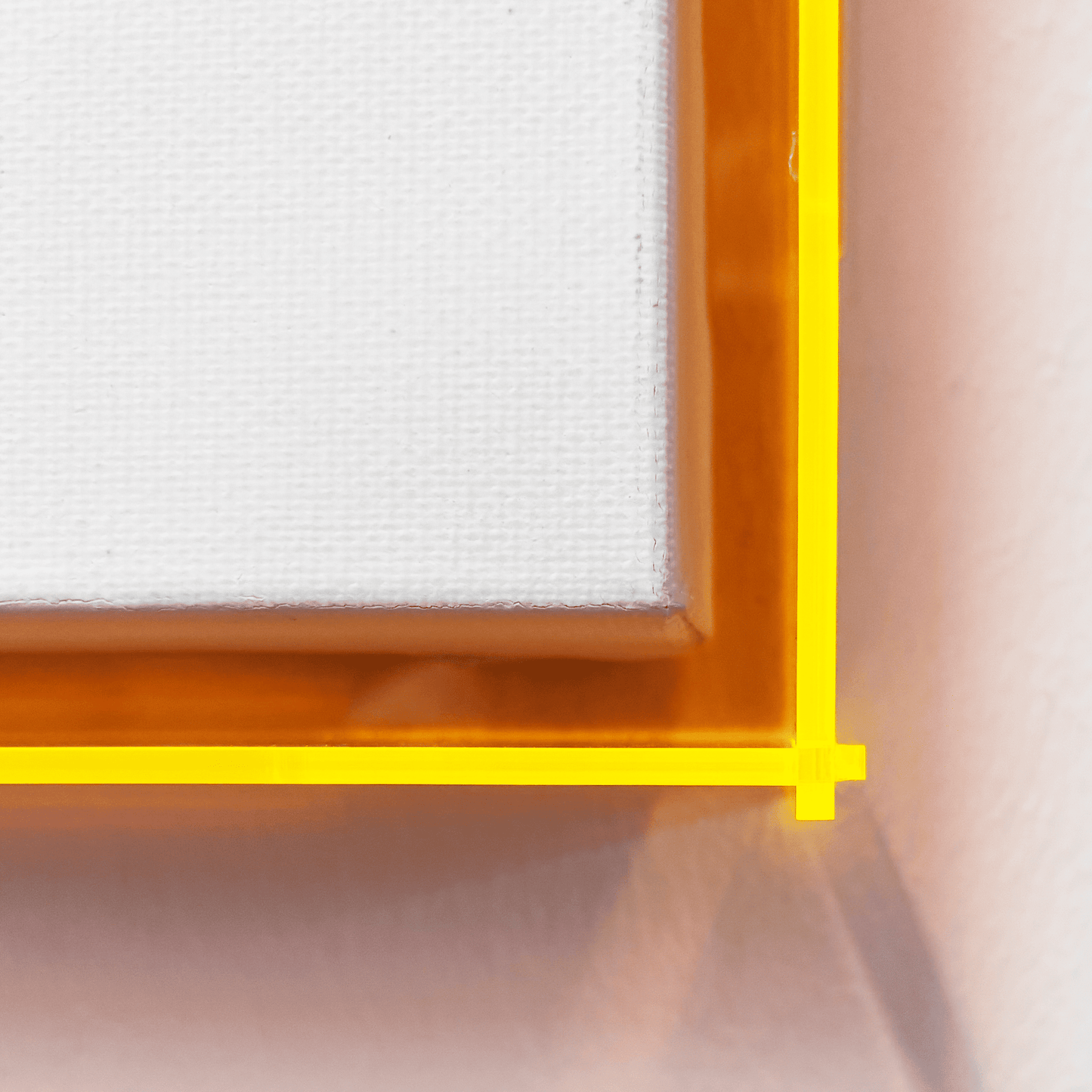 Fluorescent acrylic glass frame 'Fluorescent' 