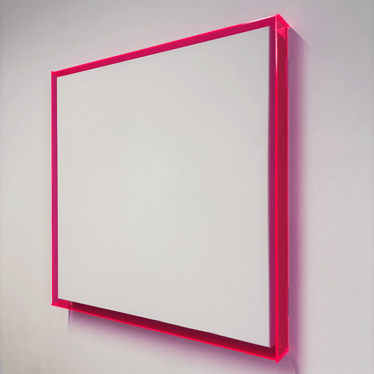 Fluorescent acrylic glass frame 'Fluorescent' 