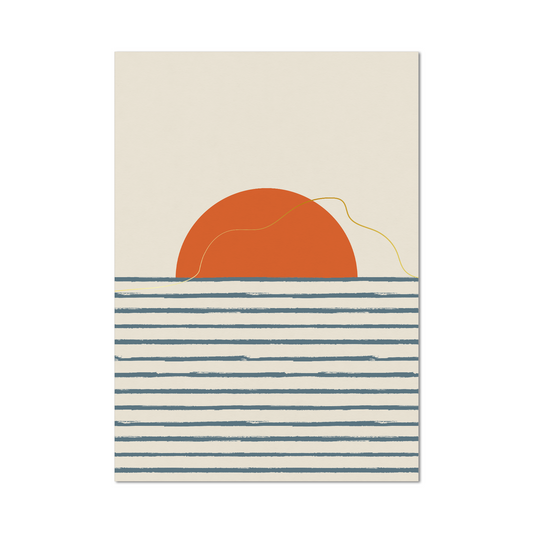 Wandbild Sonne und Meer