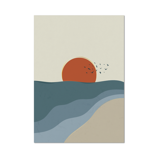Wandbild Strand und Sonne