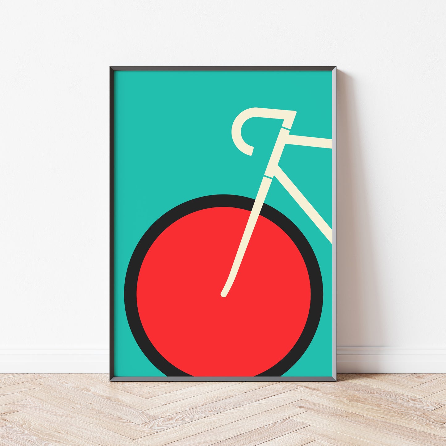 Wandbild Retro Fahrrad 2
